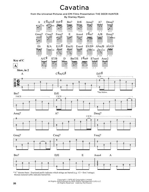 v cavatina guitar